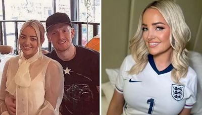 England's Jordan Pickford wore tracksuit and jeans on his wedding day to stunning wife Megan