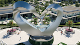 The world's largest heart sculpture is rising above Port St. Lucie. Here's what to know.