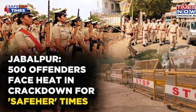 Jabalpur Cop Carry Out ‘Safety Drive’ For SAFEHER Times; 500 Offenders Face Heat| Watch