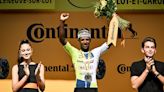 Biniam Girmay lands Tour de France hat-trick by winning stage 12