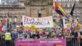 Anti-racists outnumber far-right protesters in Glasgow