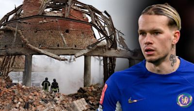 Chelsea star's home city 'bombarded day and night' as he joins Ukraine for Euros