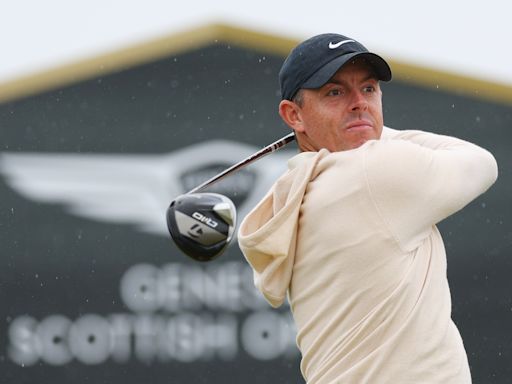 Frustrating day for Rory McIlroy at Scottish Open sees him five shots off the lead