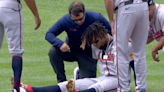 MLB fans were so confused after the Braves said Ronald Acuña Jr.'s scary injury was 'knee soreness' in an update tweet