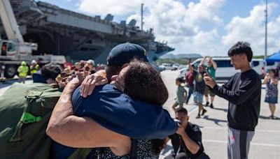 USS Ronald Reagan returns to Guam for first time in two years