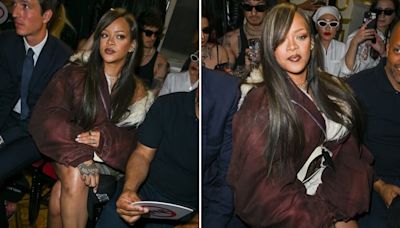 Rihanna acompanha marido A$AP Rocky em desfile Paris