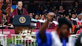 Biden trumpets progress for Black Americans in Detroit and at Morehouse College