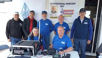 Radioaficionados de Cádiz, desde Santibáñez, participan en el International Marconi Day 2024