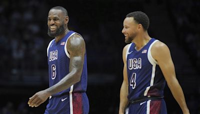 The US men's basketball team arrives in France, with its Paris Olympics opener on Sunday