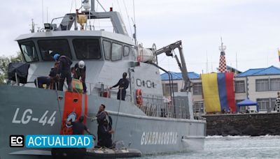 15 personas fueron rescatadas en el mar por la Armada del Ecuador