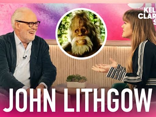 Kelly Clarkson Admits To John Lithgow She Looked For Harry The Sasquatch In The Woods As A Kid