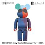 全新 Bearbrick 1000% Andy Warhol 安迪 沃荷 Silkscreen Ver.