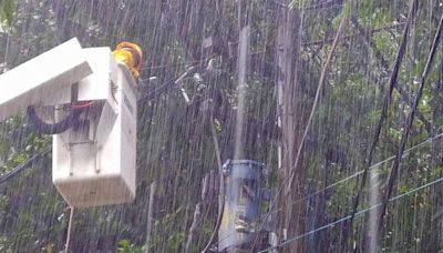 快訊／凱米狂襲！全台累計18056戶停電 台電急搶修仍有3千戶待復電