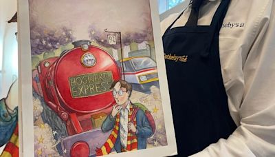 El dibujo original de Harry Potter se vendió por el triple del precio estimado