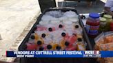 Vendors line up for Cottrell Street shoppers
