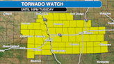 Tornado watch in effect for eastern Nebraska and western Iowa until 10 p.m. Tuesday