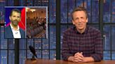 Seth Meyers Mocks Donald Trump Jr. Over His Tiny CPAC Crowd Size