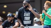 Jaylen Brown takes subtle shot at Stephen A. Smith during Celtics parade