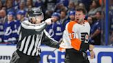 Flyers' Tony DeAngelo suspended two games for egregious spear