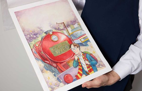 Original cover art for 'Harry Potter and the Philosopher's Stone' expected to set auction record