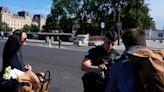 Paris police are sealing off the Seine River ahead of the Olympics opening ceremony