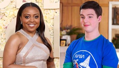 Quinta Brunson says mom dropped her phone, 'lost it' when she introduced her to “Young Sheldon”'s Iain Armitage