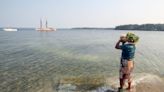 Polynesian canoe from Hawaii docks in Suquamish during 4 years of global voyage