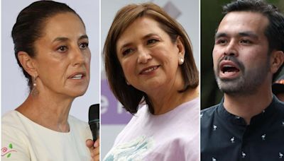 Segundo debate presidencial: ¿Cuál será el orden de participación de Sheinbaum, Gálvez y Máynez?