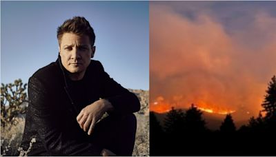 Jeremy Renner shares chilling footage of Davis wildfire near his home: 'Pray everyone is safe'