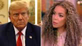 'The View' cohost Sunny Hostin jabs Donald Trump for farting in court