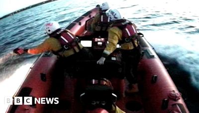 Anglers plucked from Newbiggin North Sea after kayak sinks