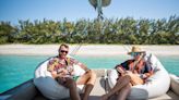 An ex-'Below Deck Med' cast member now crews a private luxury yacht in the Bahamas with her boyfriend. They work 16-hour days, but say it's the best hospitality job they've ever had.