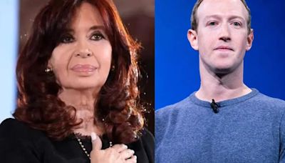 Tras la frase de Adorni, se viralizó una foto de Cristina Kirchner con Mark Zuckerberg: pocos la recuerdan | Política