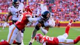 Bears QB Justin Fields returned to blowout loss to Chiefs after hit to head left him woozy