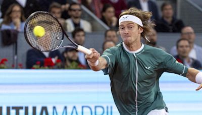 Horario y dónde ver por TV el Auger Aliassime - Rublev de la final del Masters 1000 ATP de tenis del Mutua Madrid Open 2024