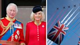 RAF Red Arrows flypast route mapped for Charles's second Trooping the Colour