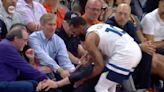 Chris Finch suffers freak injury during Timberwolves Game 4 win