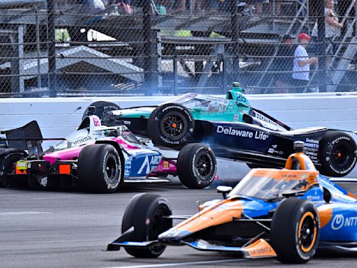 Tom Blomqvist benched for next 2 races following opening lap crash at Indianapolis 500