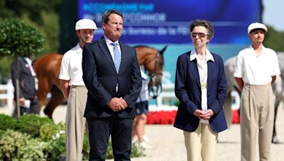 Princess Anne Presents Gold Medals at Versailles