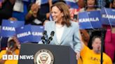 Kamala Harris challenges Donald Trump to debate at Georgia rally