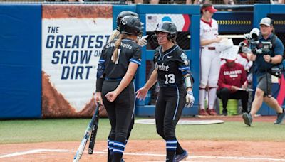 Behind the scenes: Duke softball makes first Women’s College World Series