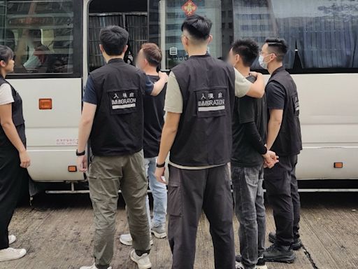 入境處與警方一連四日反黑工 9人被捕包括一名女僱主
