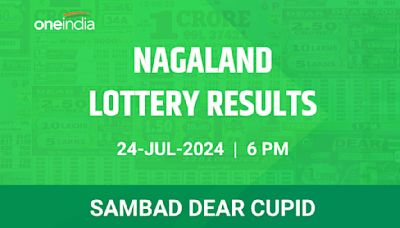 Nagaland Sambad Lottery Dear Cupid Wednesday Winners July 24 6 PM - Check Results