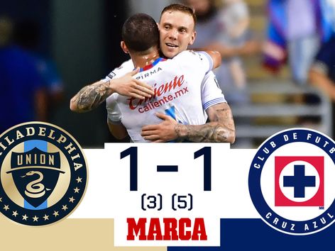 Cruz Azul pasa en penales | Philadelphia Union (3)1-1(5) Cruz Azul | Goles y Jugadas | Leagues Cup - MarcaTV