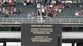 Indianapolis 500 delayed as strong storm forces fans to evacuate Indianapolis Motor Speedway