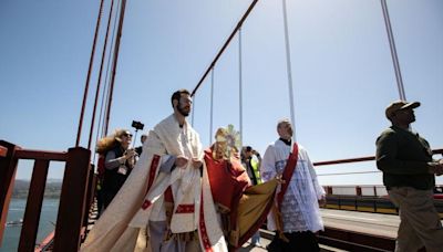 PHOTOS: Jesus Crosses the Golden Gate Bridge at Start of National Eucharistic Pilgrimage
