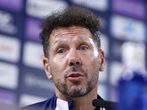 Simeone y subir el objetivo del club: "Una pregunta interesante para otro momento"