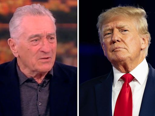 Robert De Niro censored four times on 'The View' while slamming "vicious" Donald Trump: "Excuse my French"