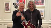 “His playing speaks to my soul like no other guitarist”: Alex Lifeson joins Adam Jones onstage to help Tool perform Jambi – before gifting his hero one of his signature Epiphone Les Pauls