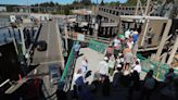 No vehicle service on Bainbridge Island ferry route as walkway construction moves ahead